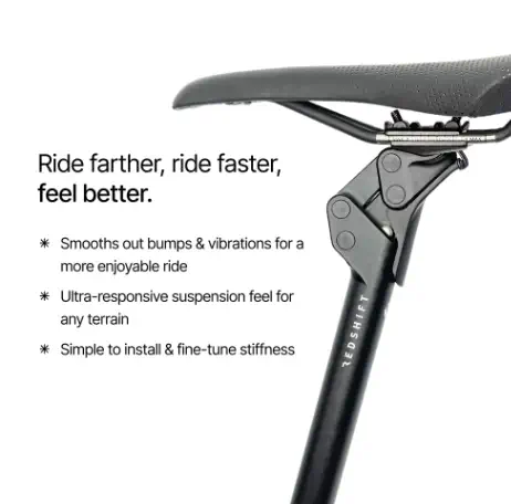 Redshift's idea is simple: reduce fatigue so riders go farther and faster with less pain
